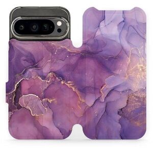 Mobiwear Flip Google Pixel 9 Pro lila márvány tok kép