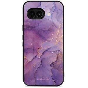 Mobiwear Glossy Google Pixel 9A lila márvány fényes tok kép