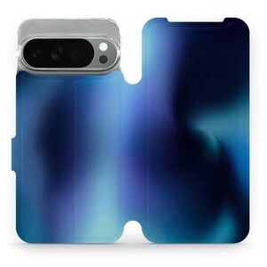 Mobiwear Flip Google Pixel 10 Pro XL kék árnyalatok tok kép
