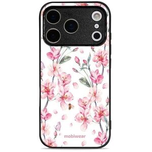 Mobiwear Glossy Apple iPhone 17 Pro virágok fényes tok kép