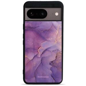 Mobiwear Glossy Google Pixel 8 lila márvány fényes tok kép
