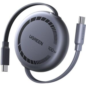 UGREEN USB-C to USB-C PD Fast Charging Retractable Cable 100W Max 1m kép