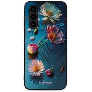 Mobiwear Glossy, fényes tok, Samsung Galaxy A17 / A17 5G, virágok a felszínen kép