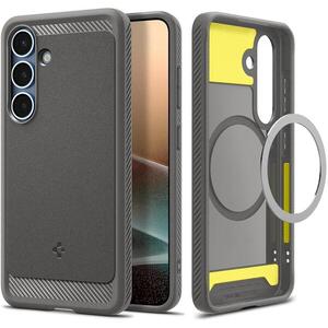 Spigen Rugged Armor MagSafe Marble Gray Samsung Galaxy S 2025 tok kép