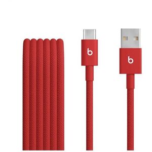 Apple Beats USB-A to USB-C Woven Cable (1.5m) - Rapid Red kép