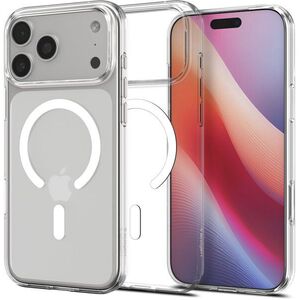 Spigen Liquid Crystal MagSafe Clear White iPhone 17 Pro Max tok kép