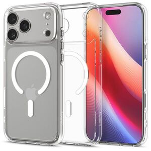 Spigen Ultra Hybrid MagSafe Clear White iPhone 17 Pro Max tok kép