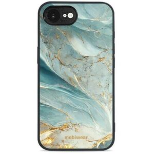 Mobiwear Glossy Apple iPhone 16e / 17e fényes tok - zöldes márvány kép