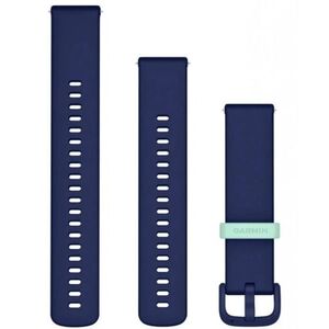 Garmin Quick Release (20 mm) bőr - Navy / Silver kép