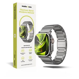 Mobile Origin Titanium Band Modena Apple Watch Ultra 49mm szíj - natúr kép