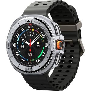 Spigen Bezel Tune Pro Pilot Samsung Galaxy Watch 8 Classic 46mm szíj - ezüst kép