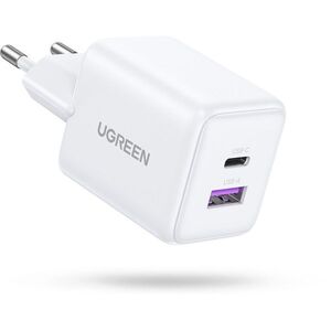 UGREEN USB-A+USB-C 30W GaN Tech Charger kép