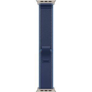 Apple Watch 49 mm Terep pánt, S/M - kék-élénkkék / natúr titán kép