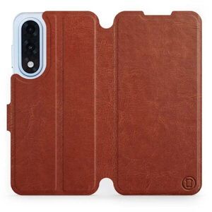 Mobiwear Flip OnePlus Nord 5 barna tok kép