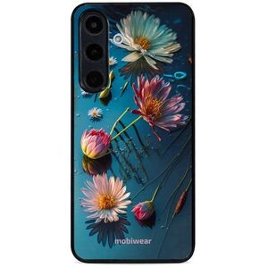 Mobiwear Glossy, fényes tok, Samsung Galaxy S25 FE, virágok a felszínen kép
