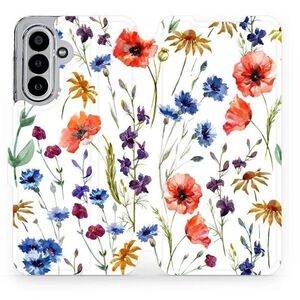 Mobiwear Flip Samsung Galaxy A17 / A17 5G virágok tok kép