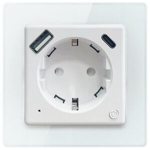 IMMAX NEO Nexa tű nélkül, F típusú, 1x USB, 1x USB-C, PD 20W, Zigbee kép