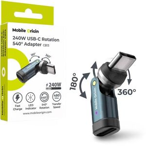 Mobile Origin 240W USB-C Rotation 540° Adapter CB13 kép