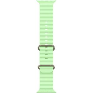 Apple Watch 49 mm Óceán szíj - élénk neonzöld / natúr titán kép