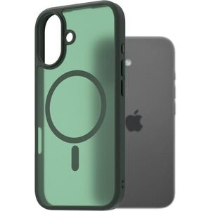 AlzaGuard Matte iPhone 17 sötétzöld MagSafe tok kép