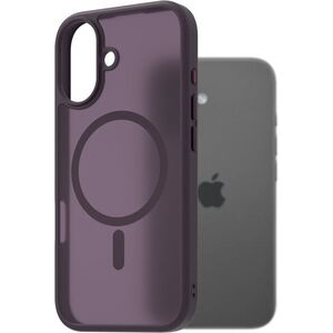 AlzaGuard Matte iPhone 17 sötétlila MagSafe tok kép