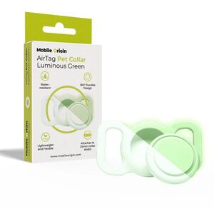 Mobile Origin AirTag Pet Collar, Luminous Green kép