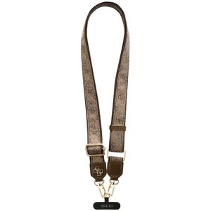 Guess Crossbody pánt, PU 4G Metal Logo Brown kép