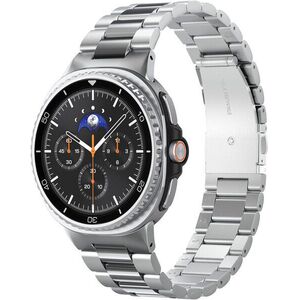 Spigen Modern Fit 316L Samsung Galaxy Watch 8 40 / 44 / 46mm szíj - Silver kép