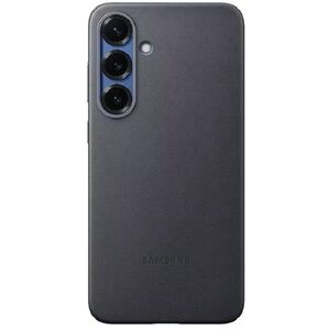 Samsung Galaxy S25 FE fekete vegán bőrtok kép