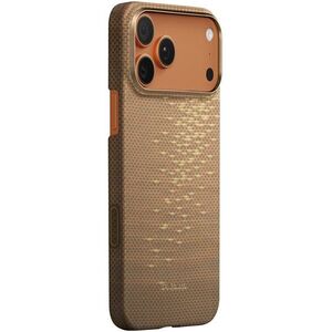 Pitaka Ultra-Slim Case Golden Glint iPhone 17 Pro Max tok kép