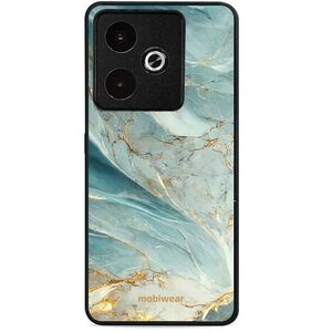 Mobiwear Glossy Realme GT 7 zöldes márvány fényes tok kép