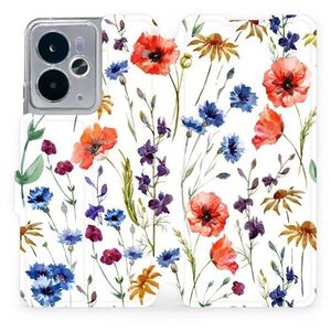 Mobiwear Flip Realme 14T 5G virágok tok kép