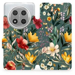 Mobiwear Flip Honor Magic7 Lite 5G zöld rét tok kép