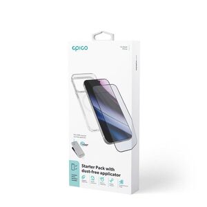 Epico Starter Pack iPhone Air üvegfólia + Hero Mag+ átlátszó tok kép