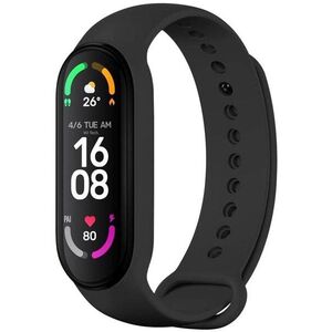 FIXED Silicone Strap Xiaomi Band 7 / Mi Band 6 / Mi Band 5 - fekete kép