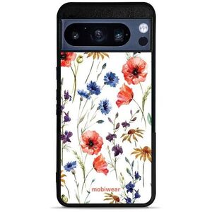 Mobiwear Glossy Google Pixel 8 Pro virágok fényes tok kép