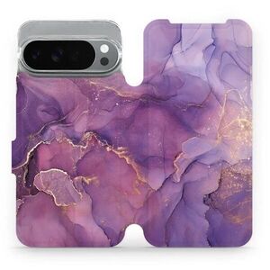 Mobiwear Flip Google Pixel 10 Pro XL lila márvány tok kép