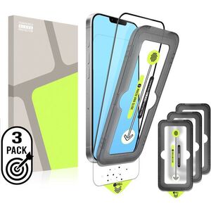 Tempered Glass Protector iPhone 12 / 12 Pro + öntisztító applikátor (3 pack) kép