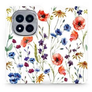 Mobiwear Flip Xiaomi Redmi Note 15 Pro 5G virágok tok kép