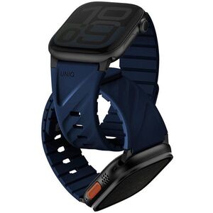 UNIQ Fluo Apple Watch 49 / 46 / 45 / 44 / 42 / 41 / 40 mm szíj - Marine Blue kép