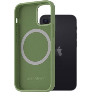 AlzaGuard iPhone 12 Mini zöld szilikon MagSafe tok kép
