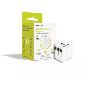 Mobile Origin Universal Travel Adapter PW30 EU / UK / US / AUS White kép