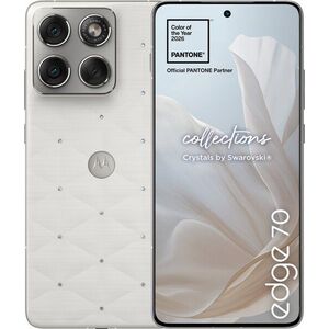 Motorola EDGE 70 12GB/512GB Pantone Cloud Dancer crystals by Swarovski kép