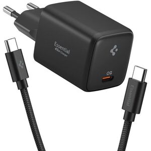 Spigen Essential 45W Wall Charger EE451EU Black kép