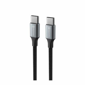 Swissten Textile II USB-C to USB-C 1, 5m, fekete kép