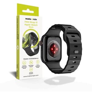 FKM III óraszíj az Apple Watch 44/45/ 46/49 mm modellekhez – fekete kép