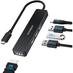 Choetech 5 in1 TYPE-C TO HDMI HUB Adapter kép