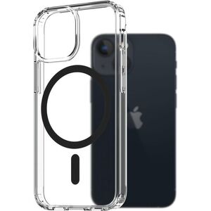AlzaGuard Crystal Clear TPU Case Compatible with Magsafe iPhone 13 Mini fekete tok kép