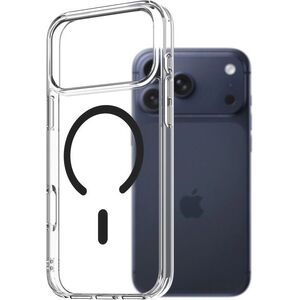 AlzaGuard Crystal Clear TPU Case Compatible with Magsafe iPhone 17 Pro Max fekete tok kép