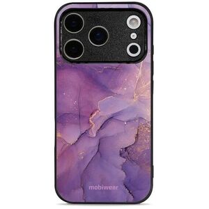 Mobiwear Glossy Apple iPhone 17 Pro lila márvány fényes tok kép